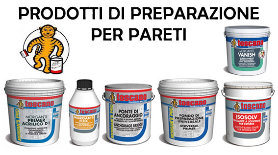 Prodotti di preparazione pareti generali