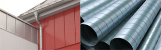 alluminio galvanizzati e plastica piccola