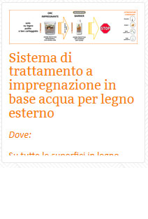 13 Legno Sistema di trattamento a impregnazione in base acqua per legno esterno