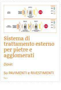 23 Sistema di trattamento esterno per pietre e agglomerati